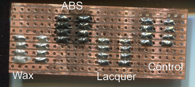 Before testing, underside.