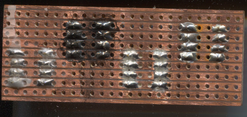 After testing, bottom view